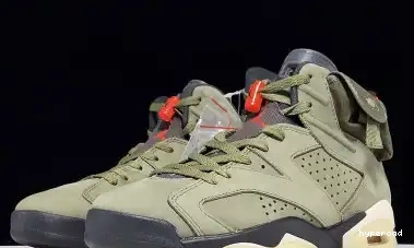 Hyperoad MEDIUM TRAVIS SCOTT AIR JORDAN - OLIVE 6 0412